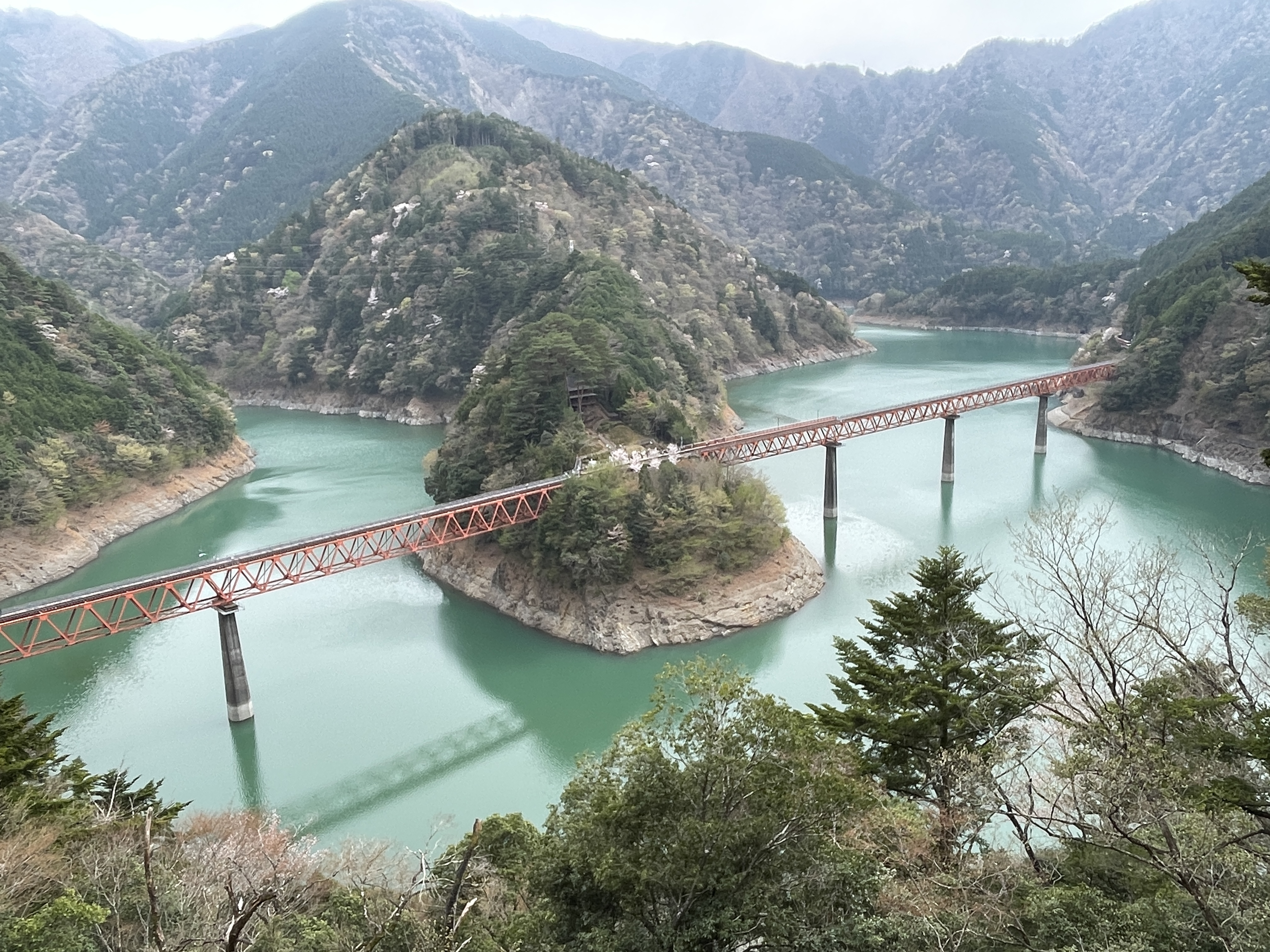 奥大井湖上